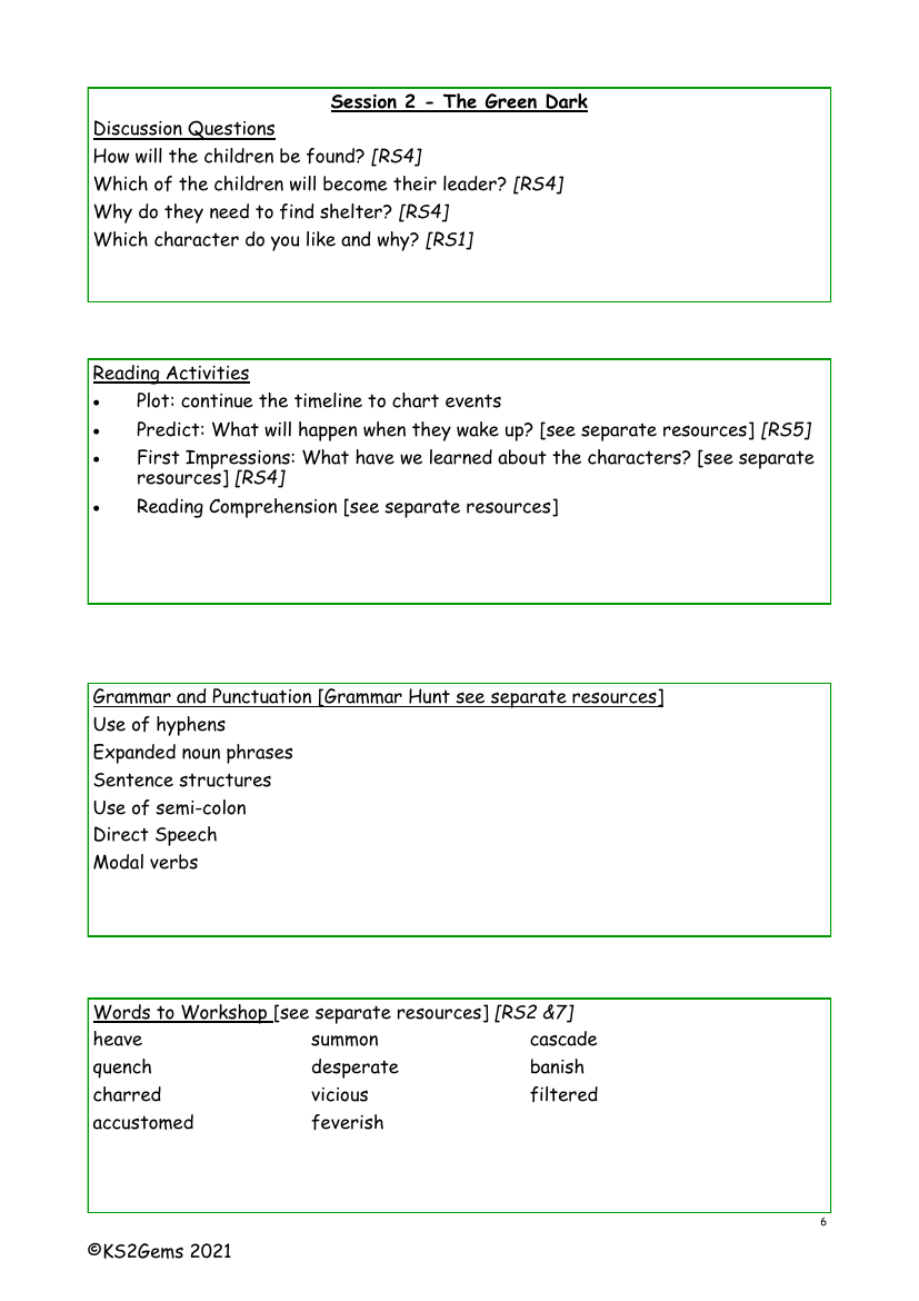 The Explorer - Session 2 - Worksheet