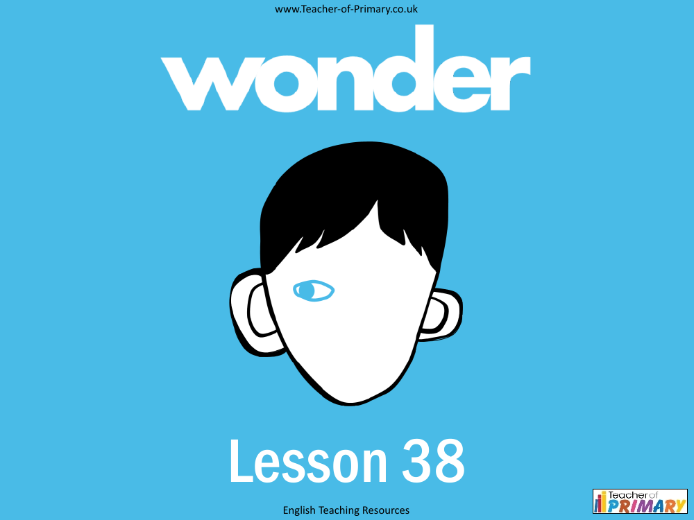 Wonder Lesson 38: Via's Secret - PowerPoint