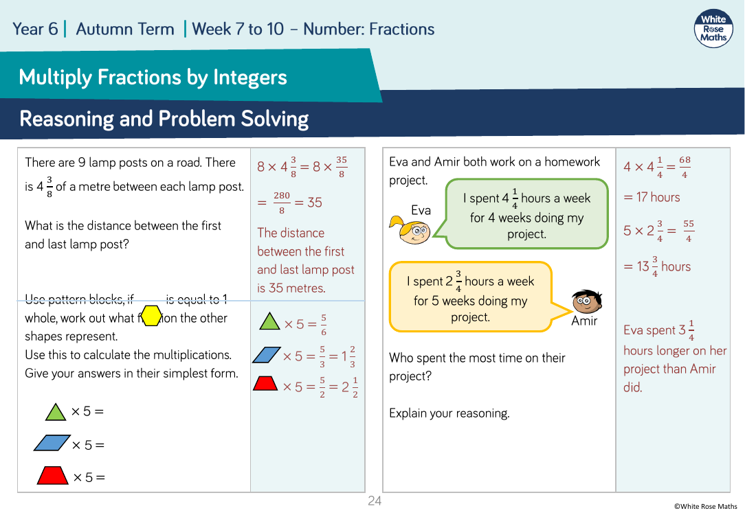 multiply fractions problem solving