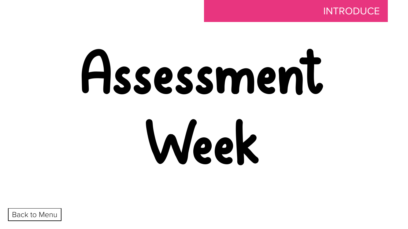 Week 16, Assessment Week - Phonics Phase 5, unit 2 - Presentation