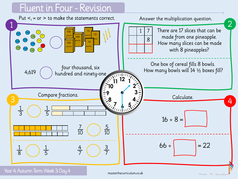 Place value - Ordering numbers - Starter