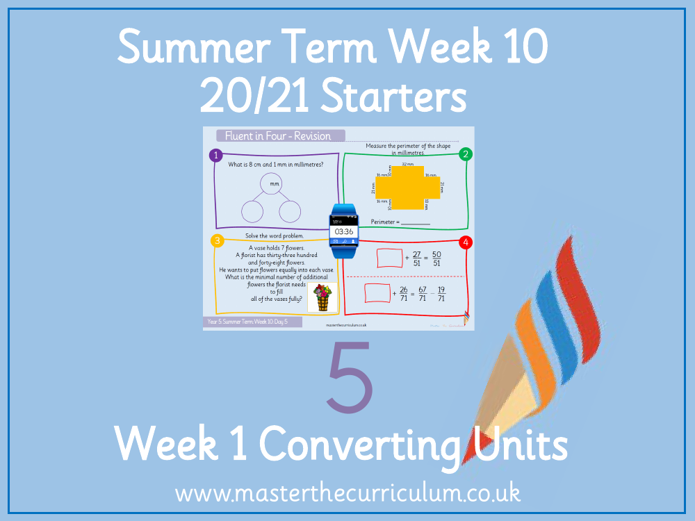 Converting Units - Kilometres - Starter