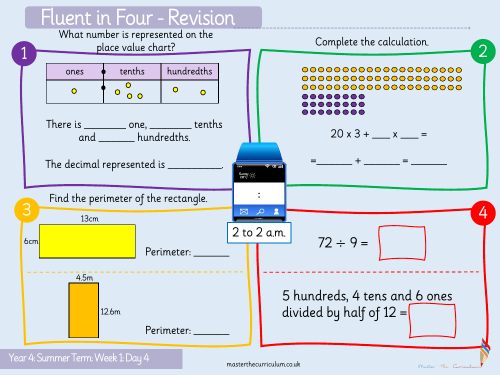 Decimals - Write Decimals - Starter