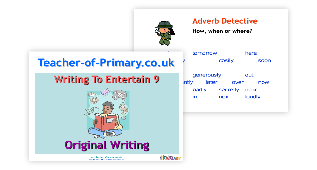 Writing To Entertain Lesson 9 Using Effective Adverbs Worksheet 