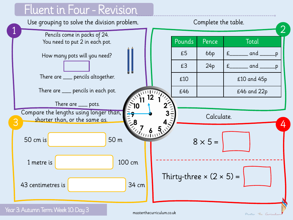 Multiplication and division - Divide by 2 - Starter