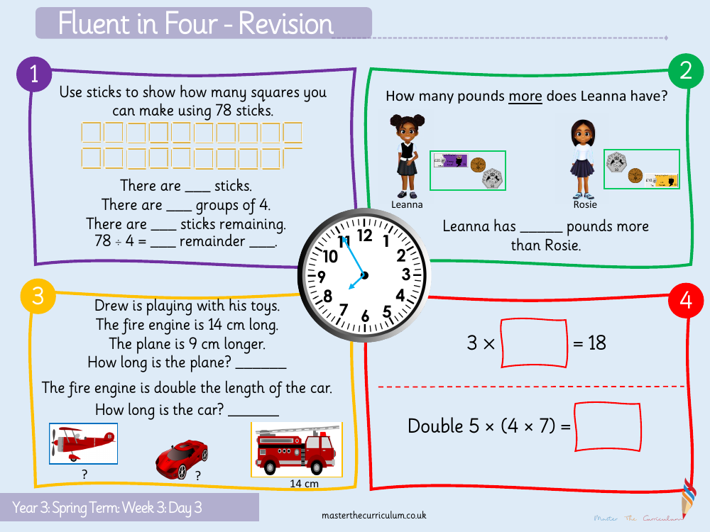 Multiplication and division - Scaling - Starter