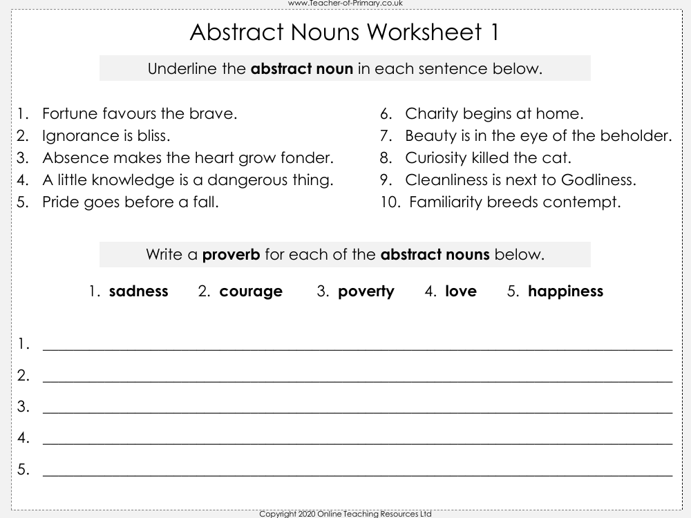 abstract-nouns-worksheet-english-year-3