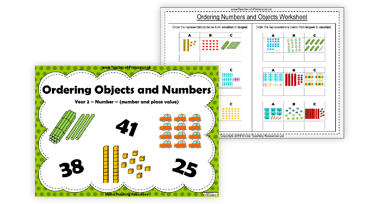 ordering-objects-and-numbers-worksheet-maths-year-2