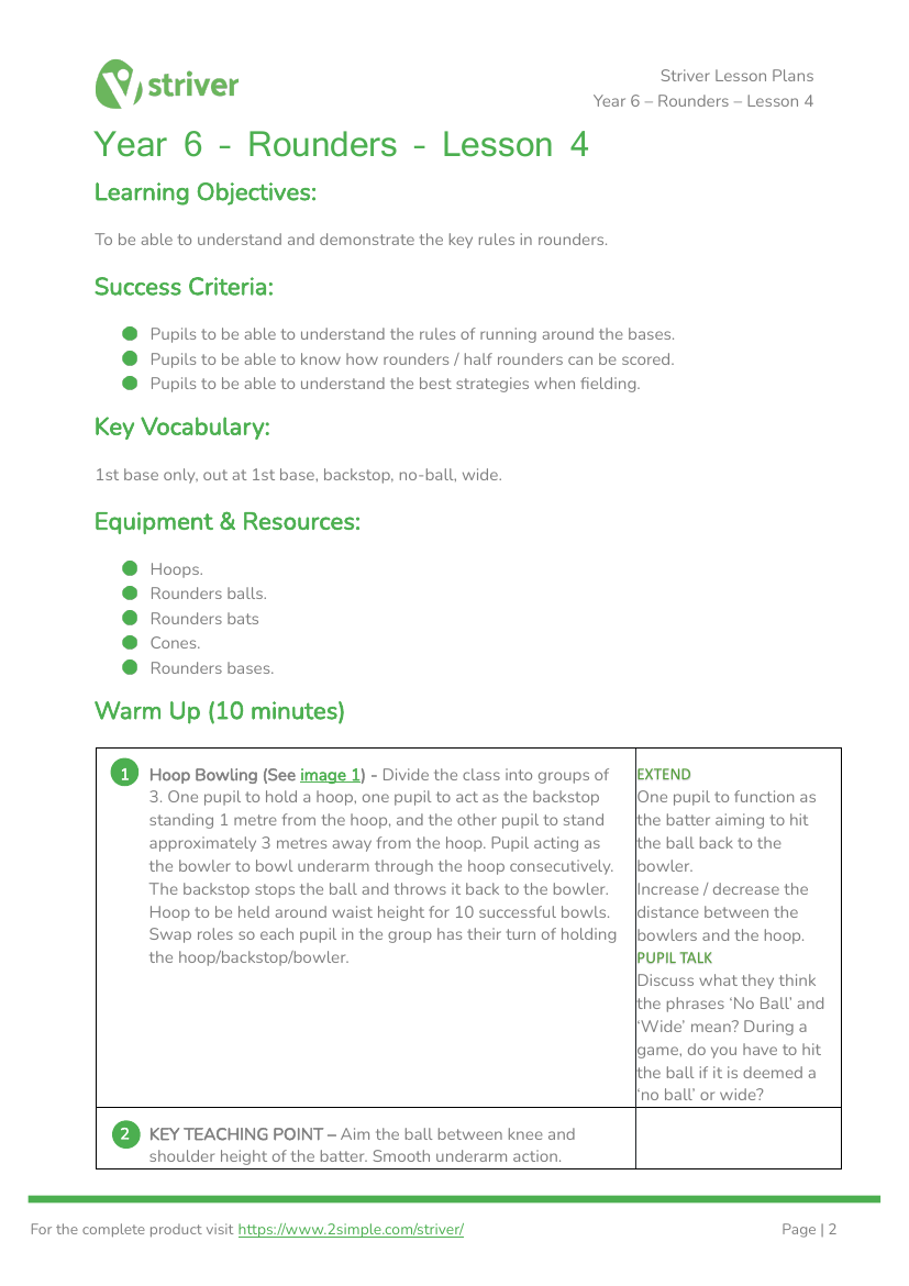 Rounders - Lesson 4