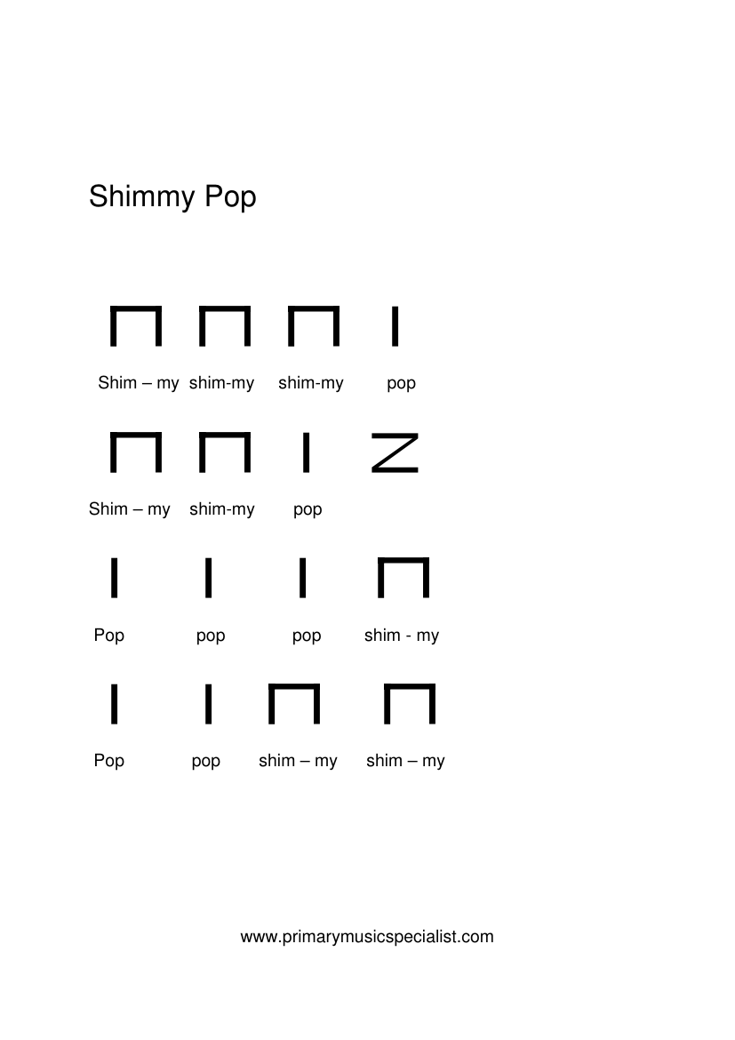 Rhythm Pulse Activity Book - Shimmy Pop