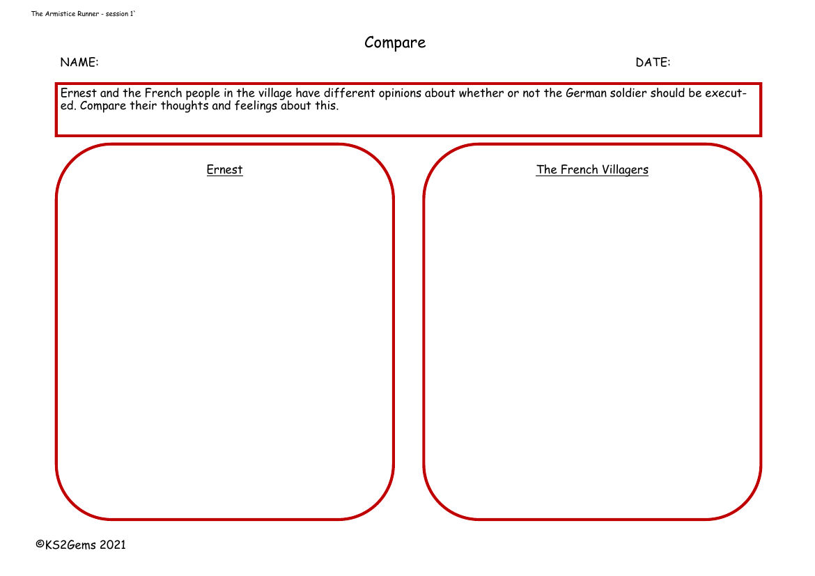 Armistice Runner - Session 11 - Compare