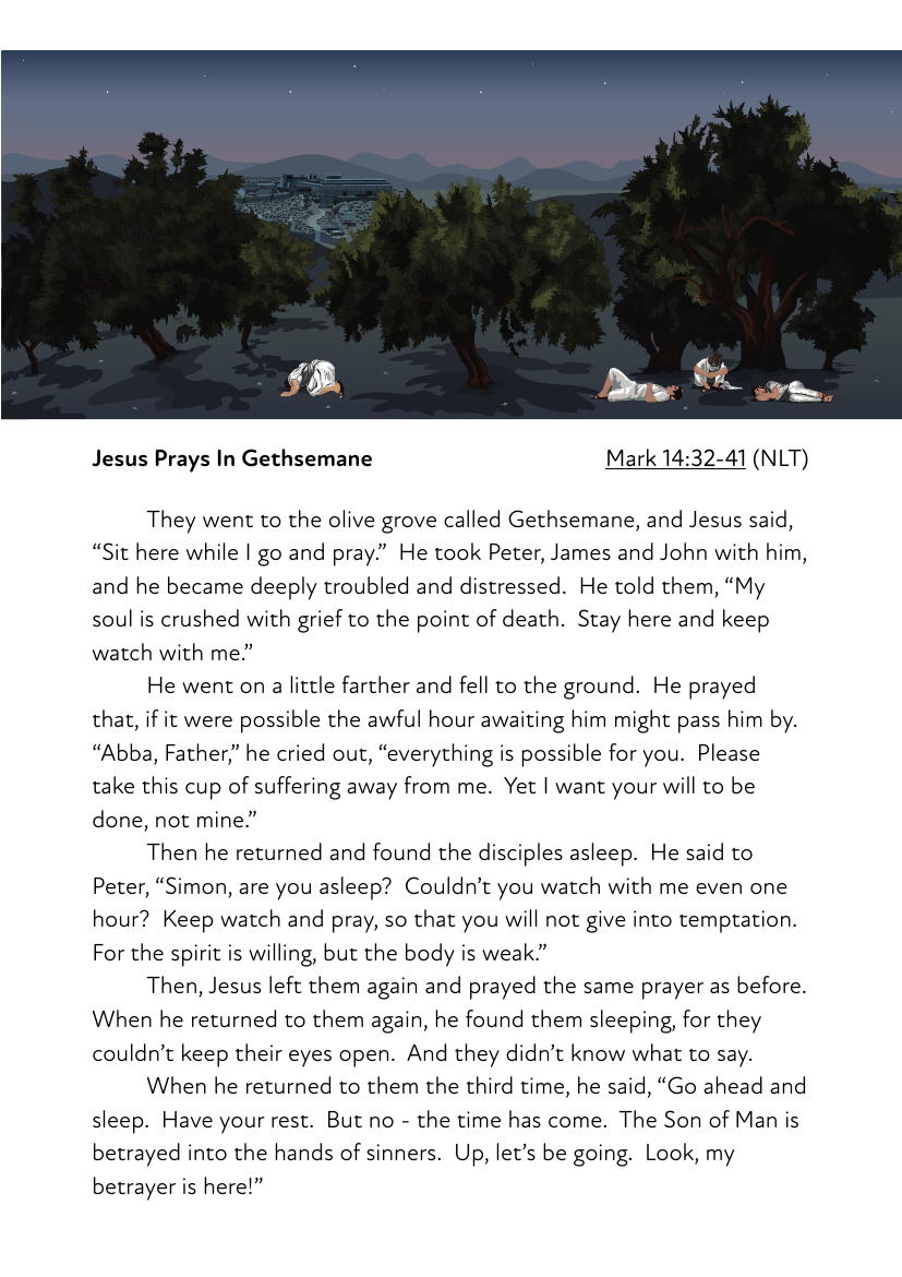 Maundy Thursday: The Garden Of Gethsemane Easter Activity Pack (8-12 years) - Activity Pack