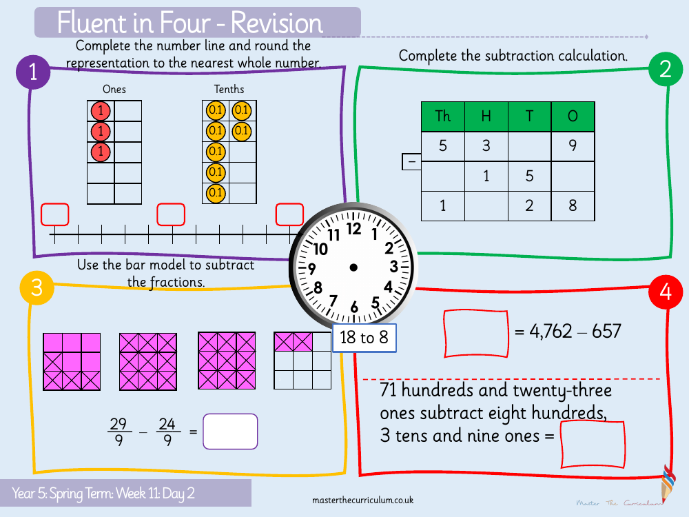 Decimals and Percentages - Order and Compare - Starter