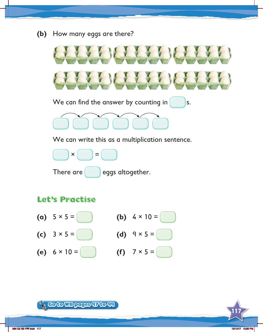 Max Maths, Year 2, Practice, Multiplying by 5 and 10