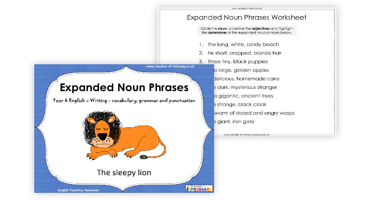 expanded-noun-phrases-powerpoint-english-year-3