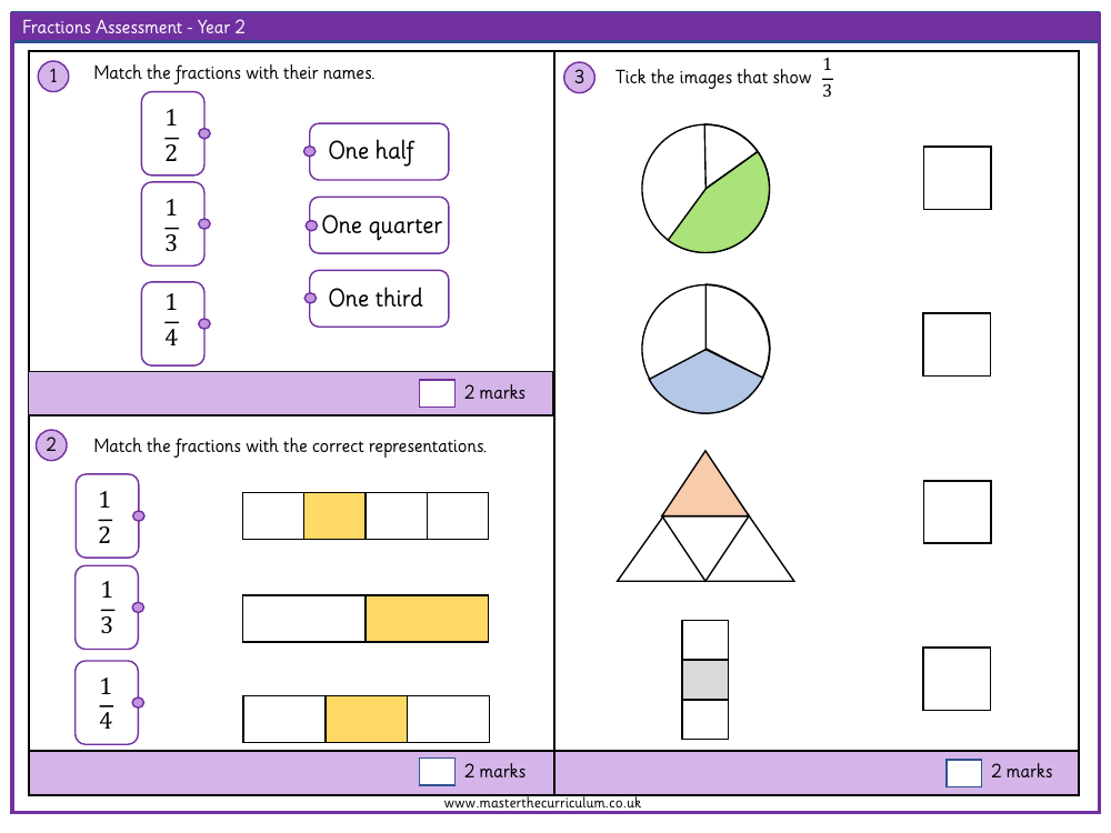 Fractions - Assessment