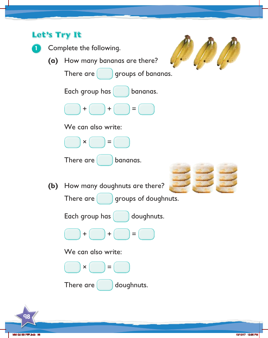 Max Maths, Year 2, Try it, Multiplication as repeated addition (1)