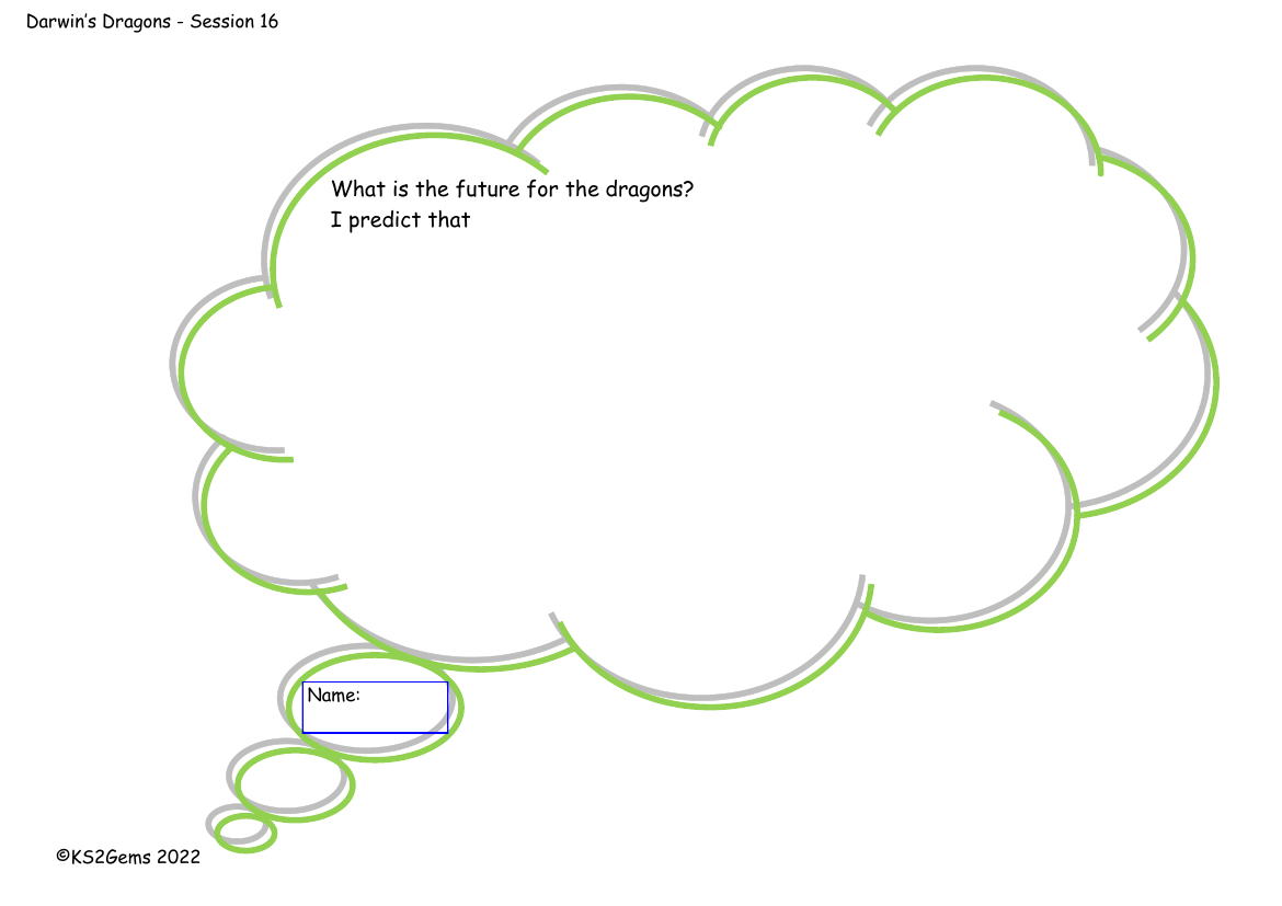Darwin's Dragons - Session 16 - Prediction