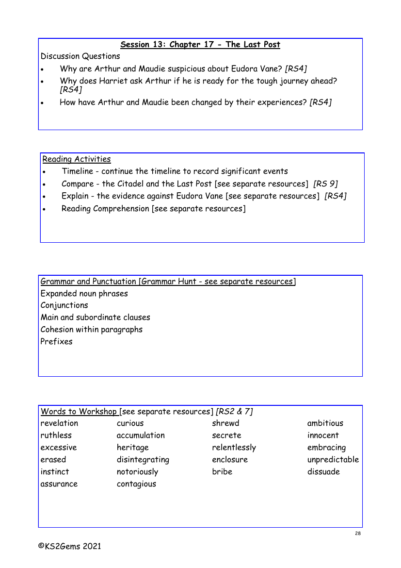 Brightstorm - Session 13 - Chapter 17 - Worksheet