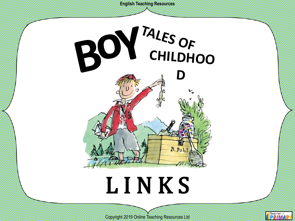 Boy - Links PowerPoint