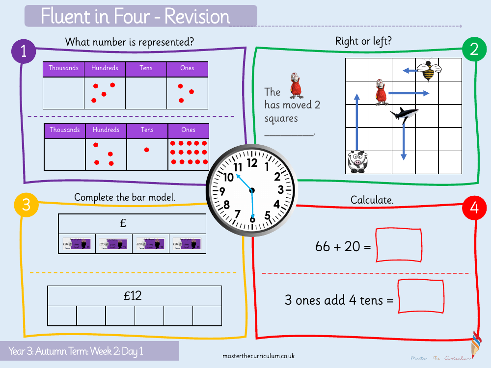 Place value - 100s, 10s and 1s - Starter