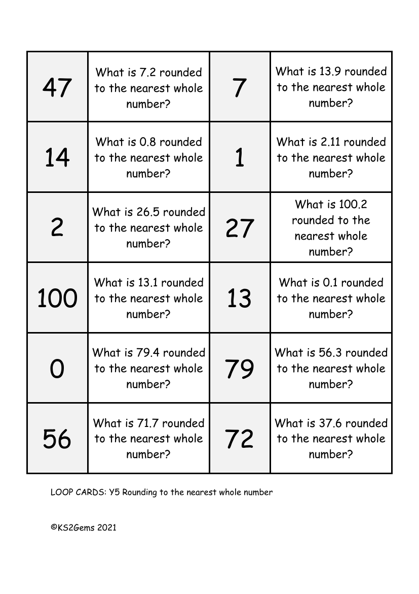 loop-card-game-rounding-to-the-nearest-whole-number-maths-year-5