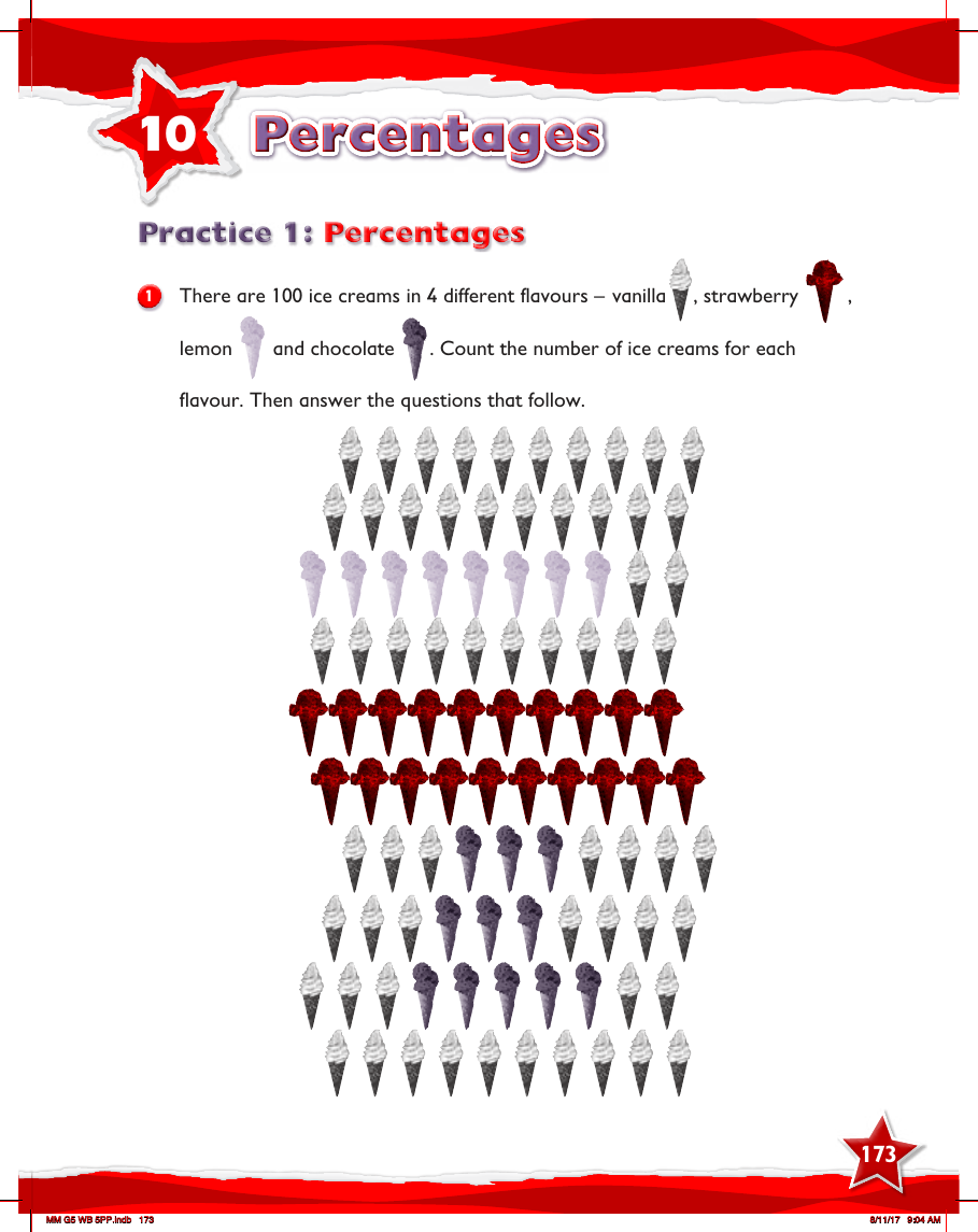 Max Maths, Year 5, Work Book, Percentages