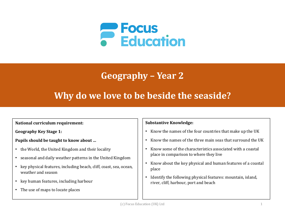 Where are the nearest seaside resorts to our school? - Presentation