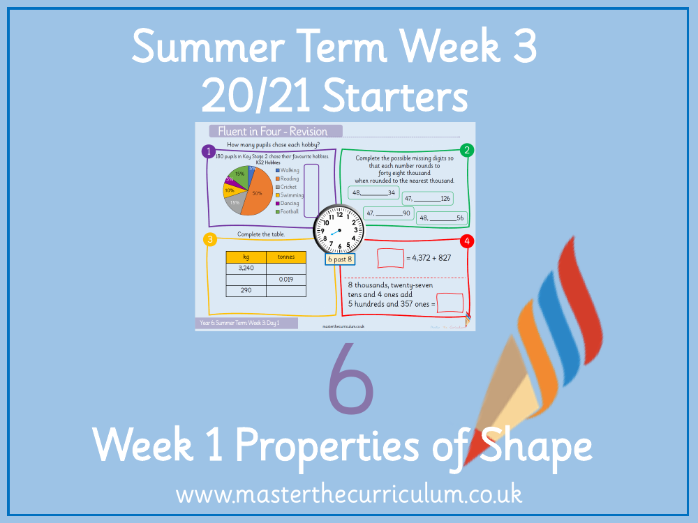 Properties of Shape - Measure with a Protractor - Starter