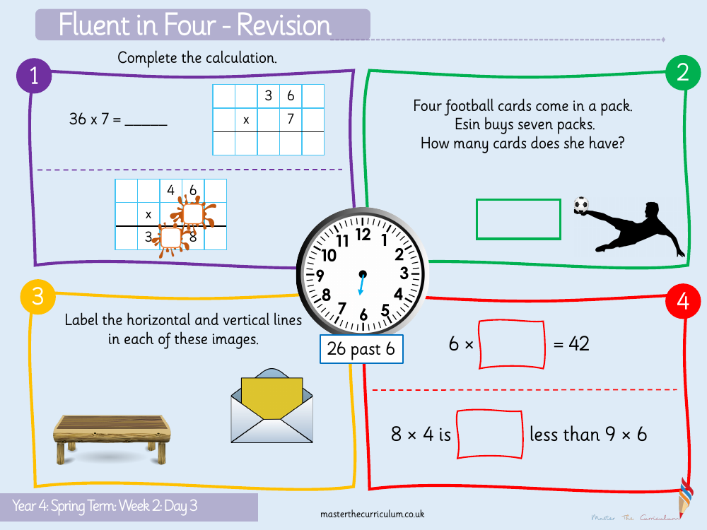 Multiplication and Division - Multiply 3-digits by 1-digit - Starter