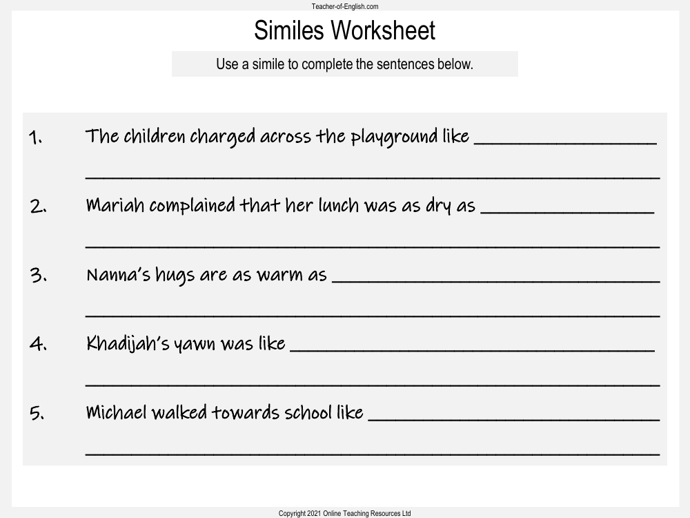 The Demon Headmaster - Lesson 5 - Worksheets