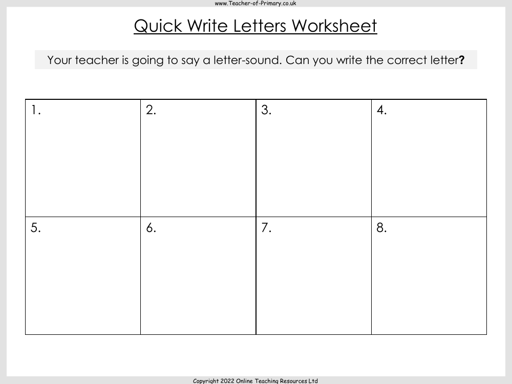 Phonics Phase 2, Set 3 - g, o, c, k English teaching Resource with Worksheets - Worksheet