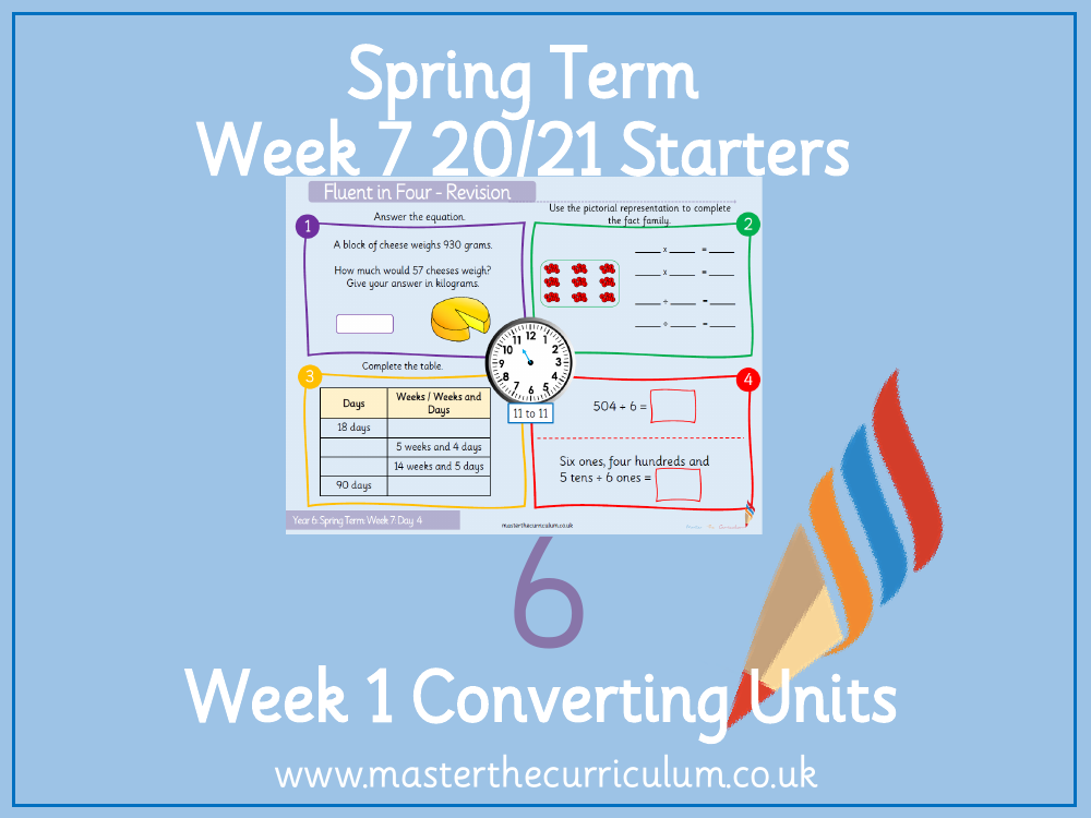 Converting Unit - Metric Measures - Starter