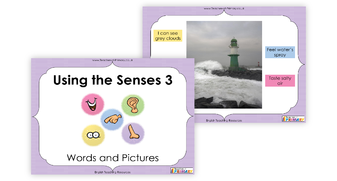 Using the Senses - Lesson 3: Words and Pictures: Words and Pictures