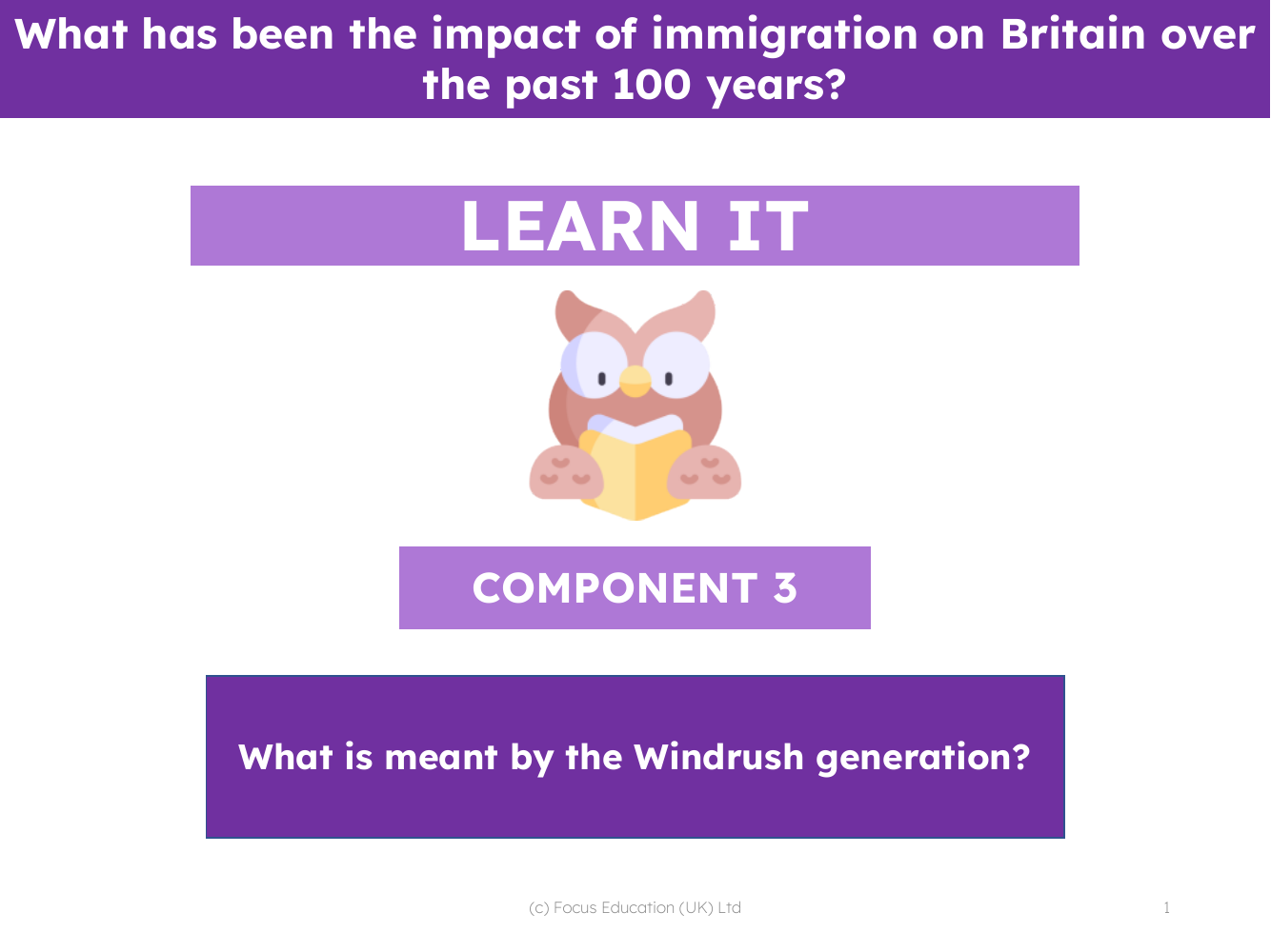 What is meant by the Windrush generation? - Presentation