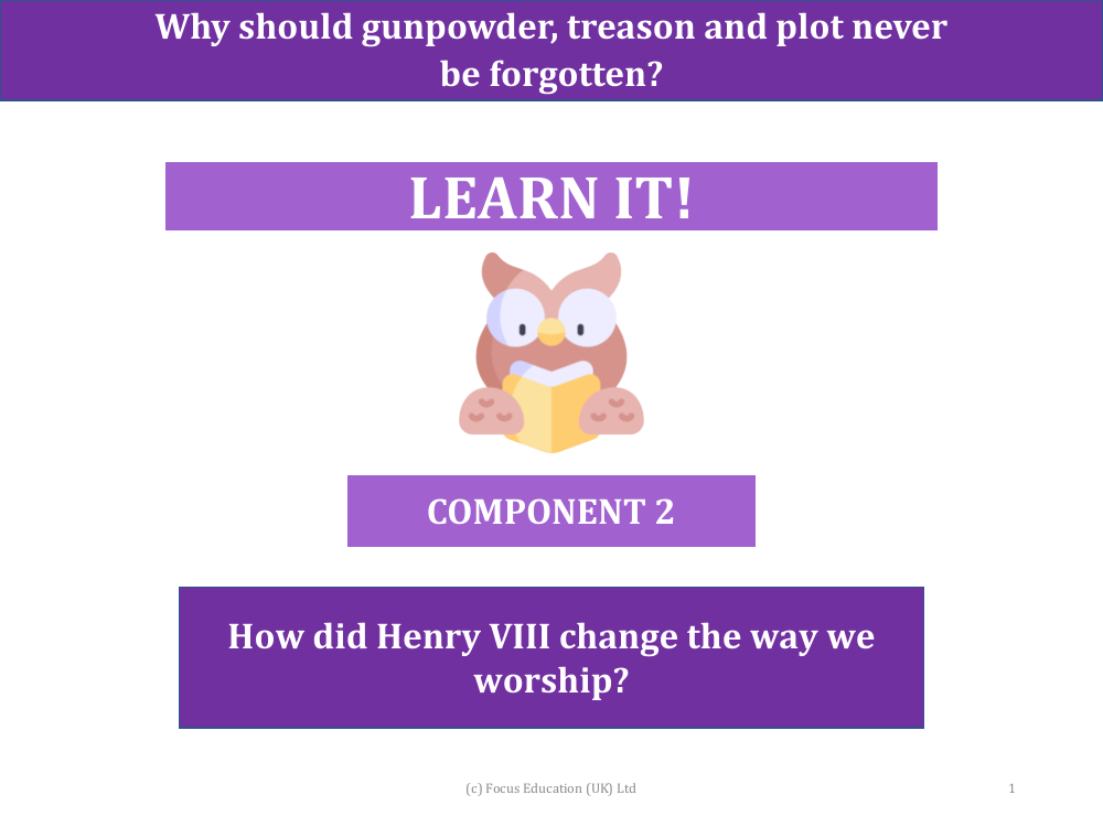 How did Henry VIII change the way we worship? - Presentation