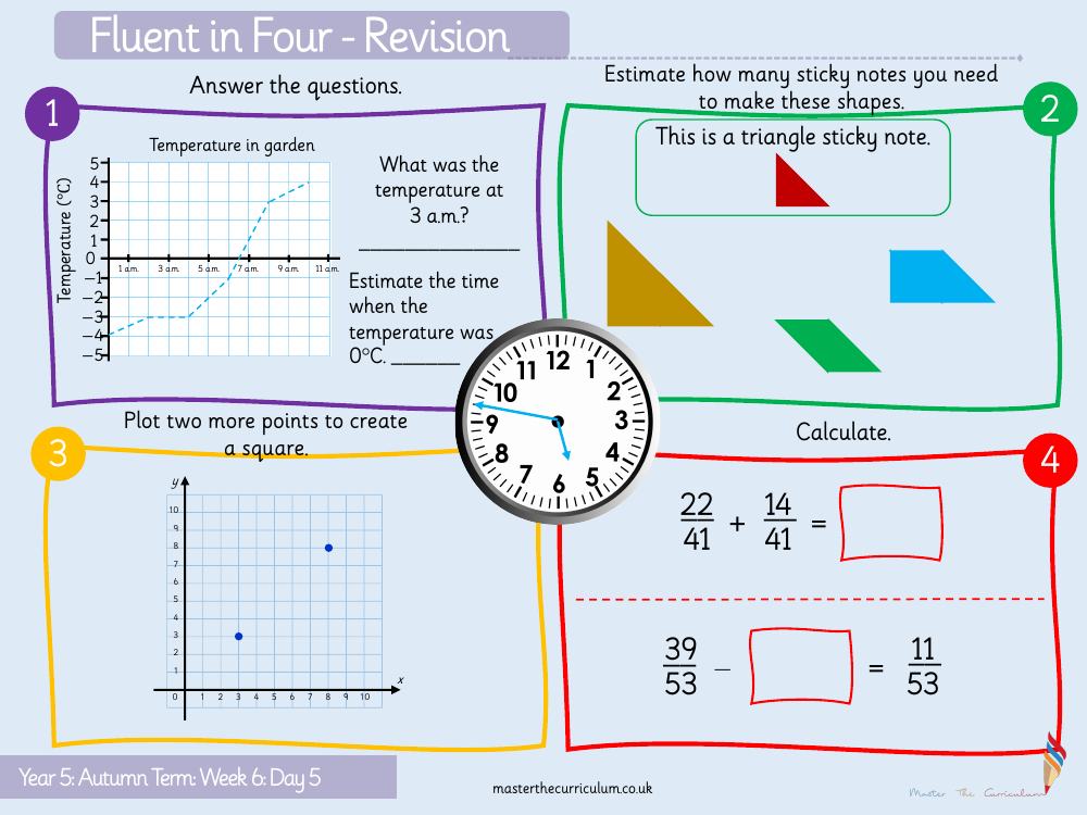 Statistics - Draw Line Graphs - Starter