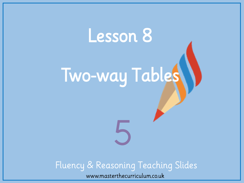 Statistics - Two way Tables - Presentation