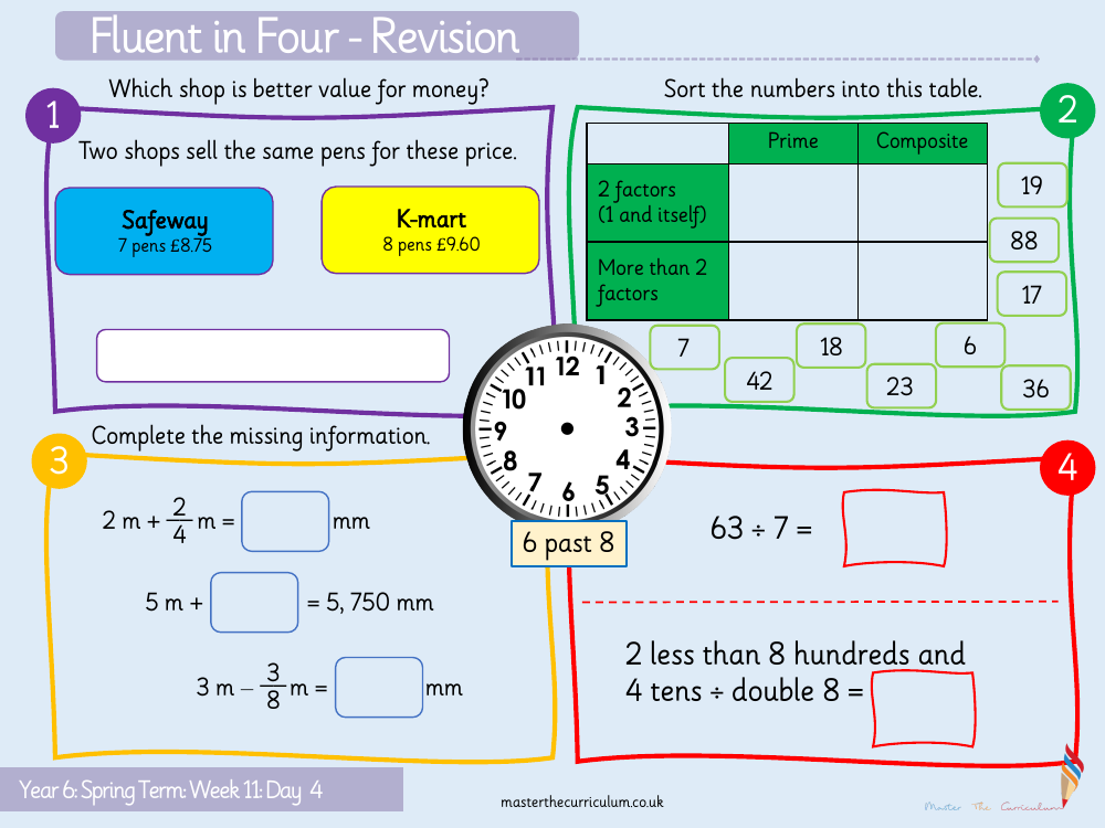 Ratio - Ratio and Proportion Problems (2) - Starter