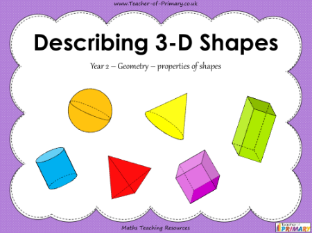 Describing 3-D Shapes - PowerPoint