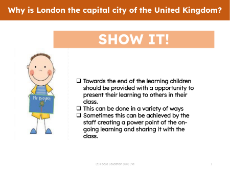 Show it! Group presentation - London - 2nd Grade