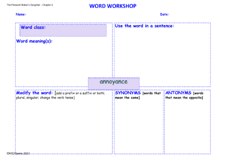 4. Word Workshop