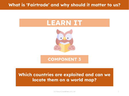 Which countries are exploited and can we locate them on a world map? - Presentation