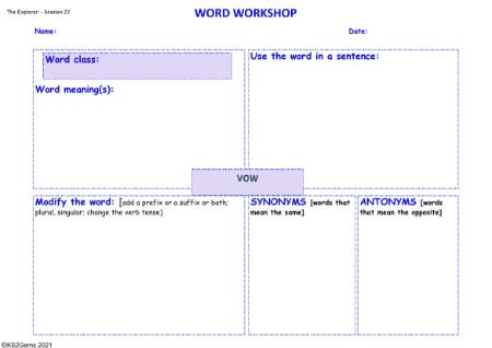 4. Word Workshop