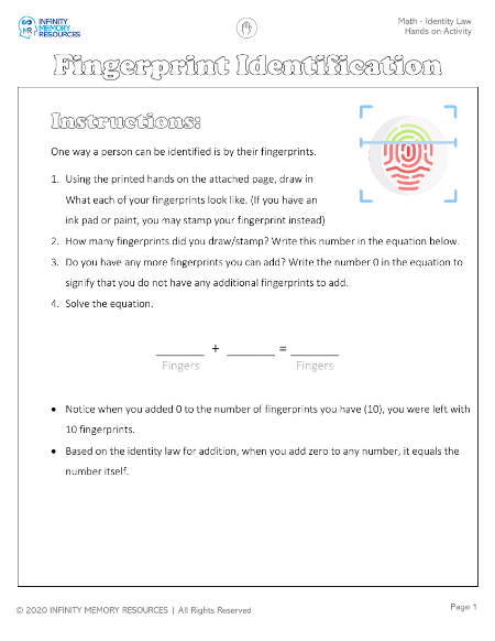 Identity Law - Hands on Activity