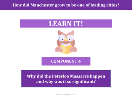 Why did the Peterloo Massacre happen and why was it so significant? - Presentation