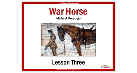 War Horse Lesson 3: Father and Son