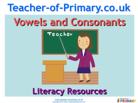 Vowels and Consonants - PowerPoint