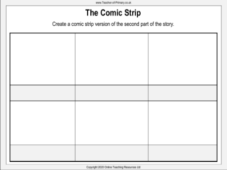 The Highwayman - Lesson 15 - Comic Strip Worksheet