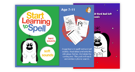 Zoggy Learns To Spell Hard And Soft Sounds: Learn To Spell With Phonics (7-11)